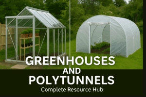 Greenhouses and polytunnels resource hub.