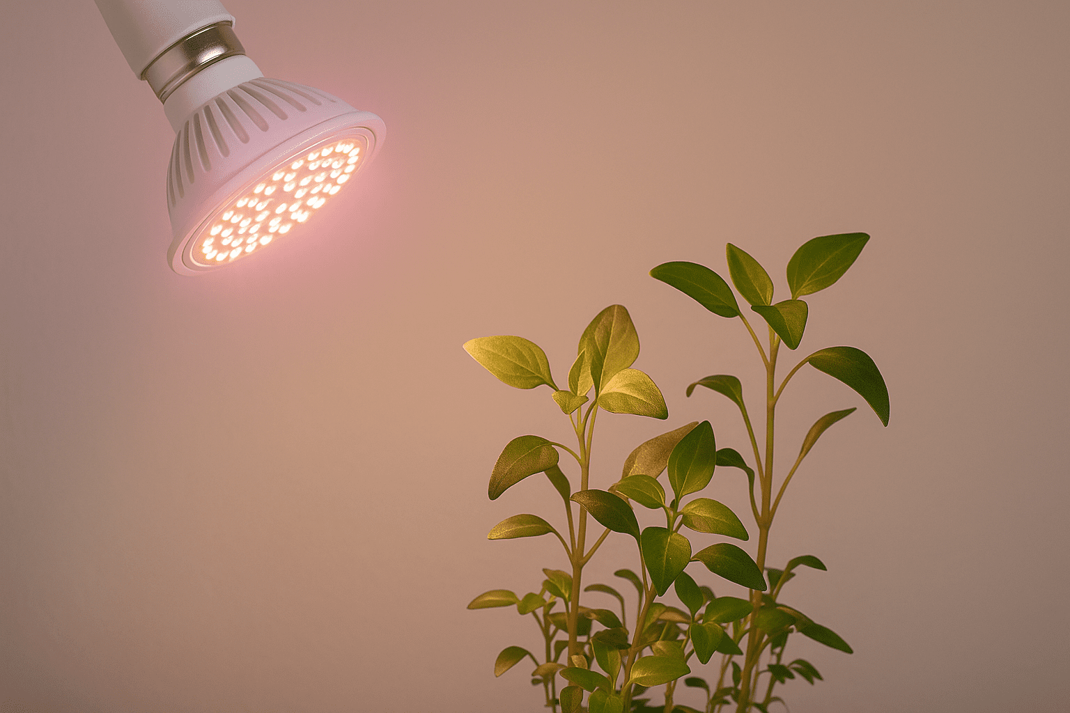 Full-spectrum LED grow light bulb, one of the best cheap grow lights UK