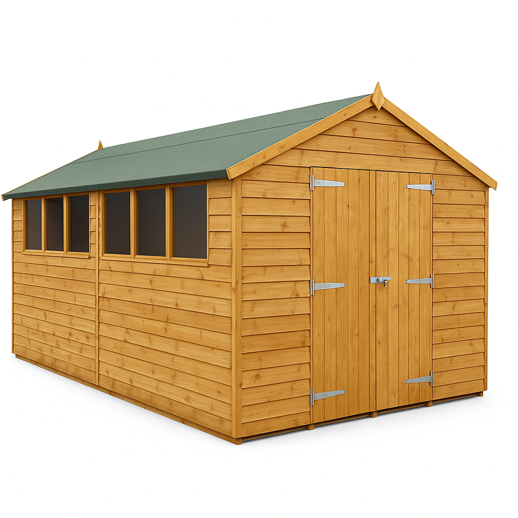 Generic example of a large wooden shed - an example of one of the best wooden sheds.