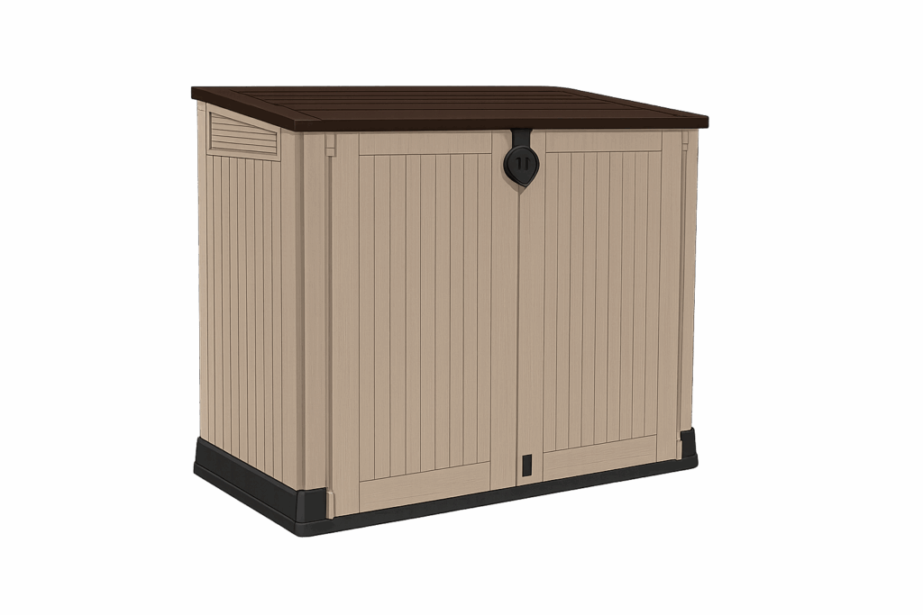 Small plastic garden storage shed – best small sheds UK
