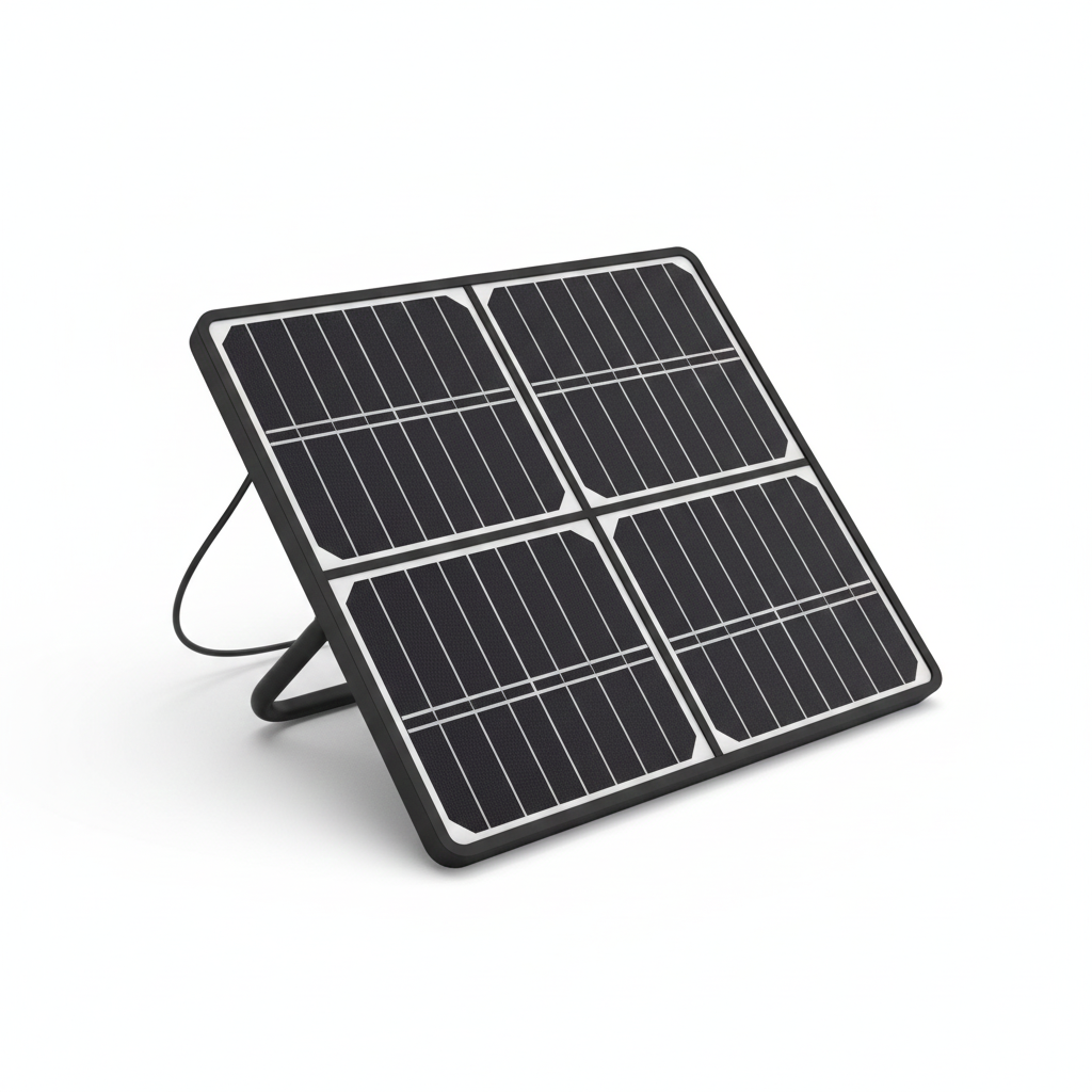Portable foldable solar panel for powering EcoFlow-style solar generators