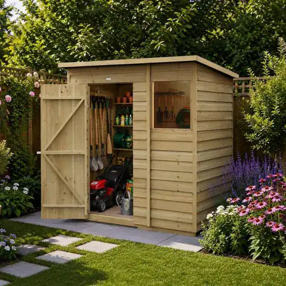 Forest 4Life 6x4 overlap wooden shed
